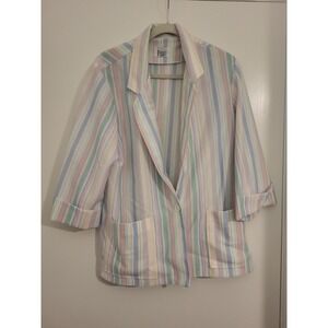 Cricket Lane Pastel Striped Women's Jacket
